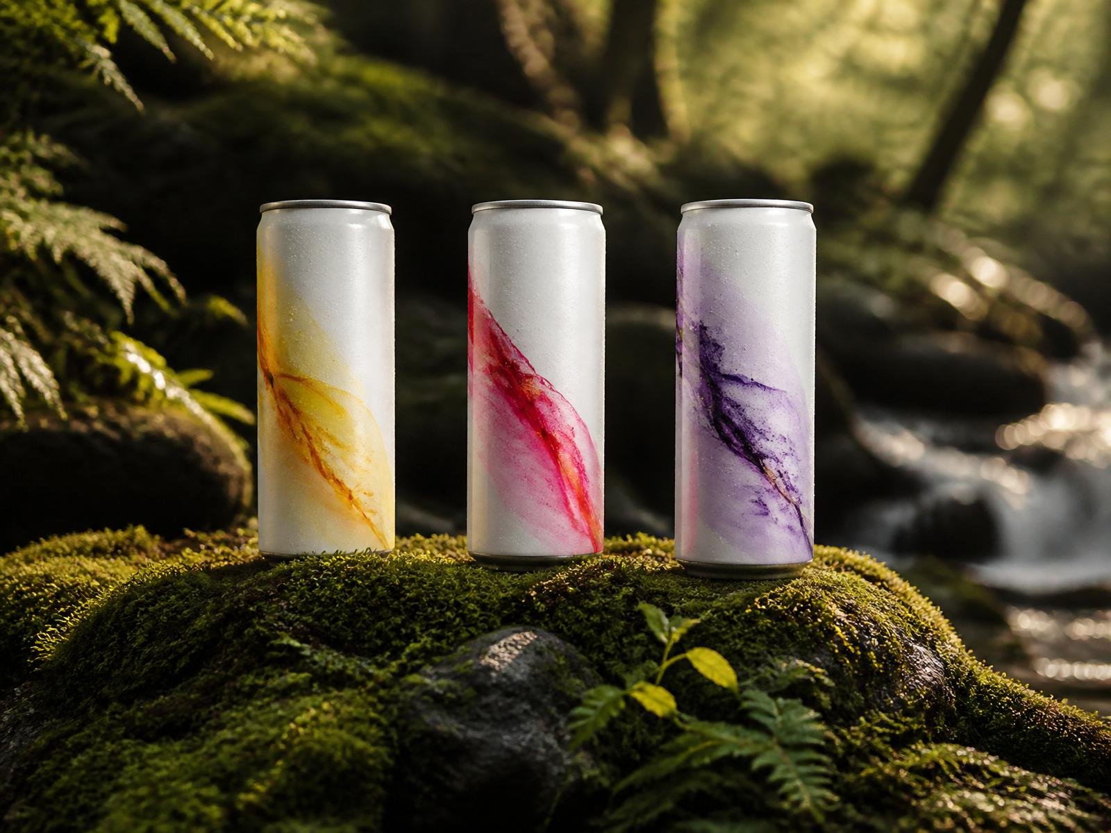 Les trois canettes ARYZE — VITAL, PULSE et RELOAD
